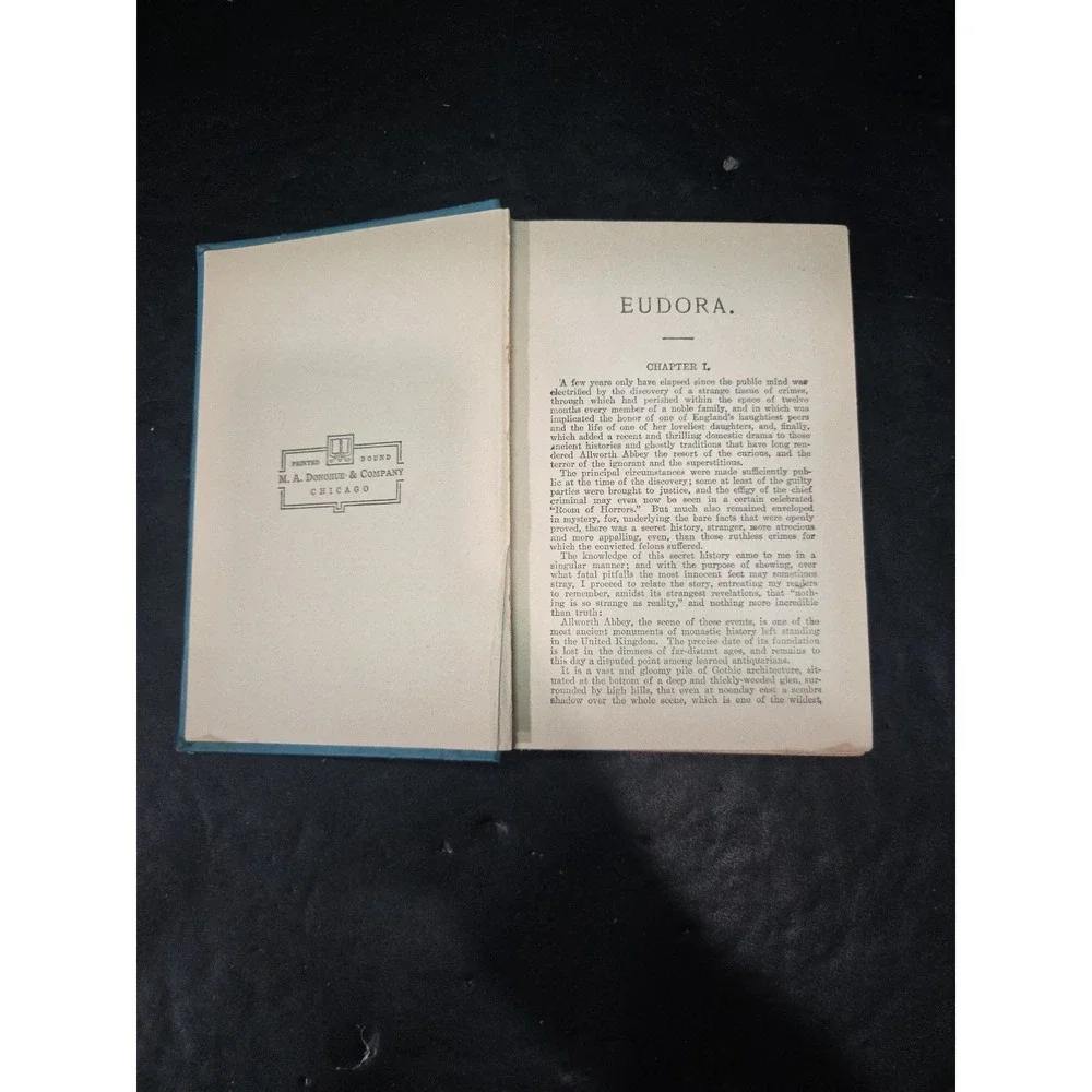 Eudora: The False Princess by Mrs. E.D.E.N Southworth,‎ Classic Literature, Vtg